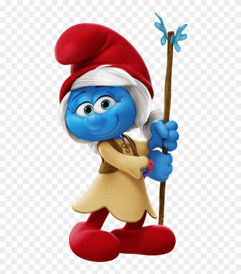 Smurf Png - Clumsy Lost Village Smurf Png #849332
