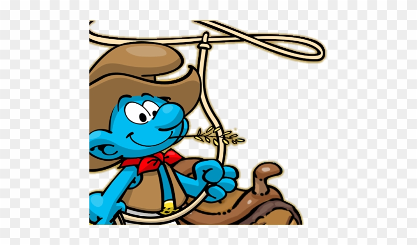 Village Icon Png Download - Cowboy Smurf #849333