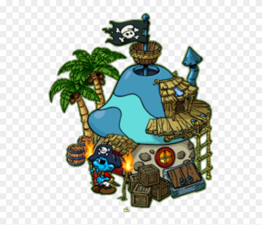 Pirate Smurf - Smurfs Village Pirate Smurf #849341