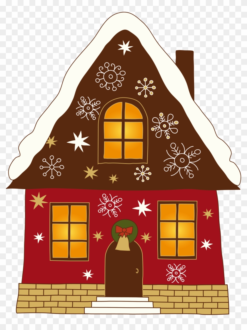 Inspiration Clip Art House Medium Size - Christmas House Clipart #849360