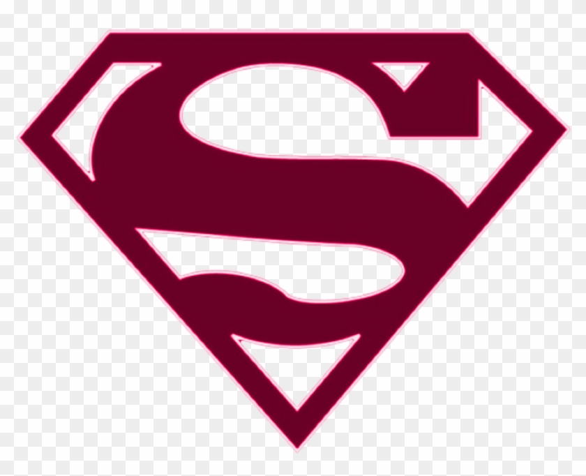 Superwoman Supergirl Sticker Dailysticker Picsart - Superman Symbol Black And White #849406