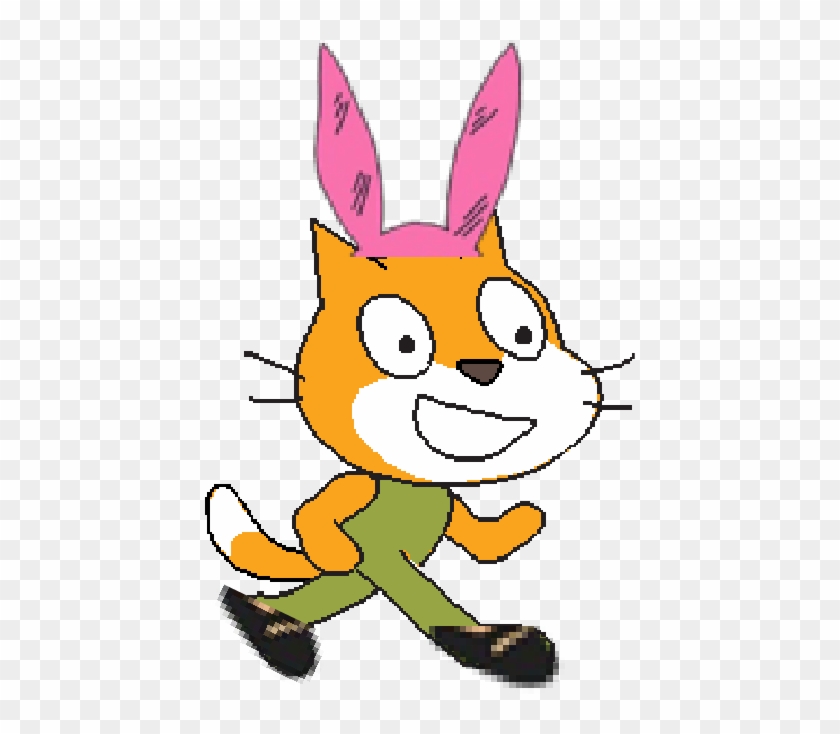 Scratch Cat As Louise Belcher - Scratch #849458