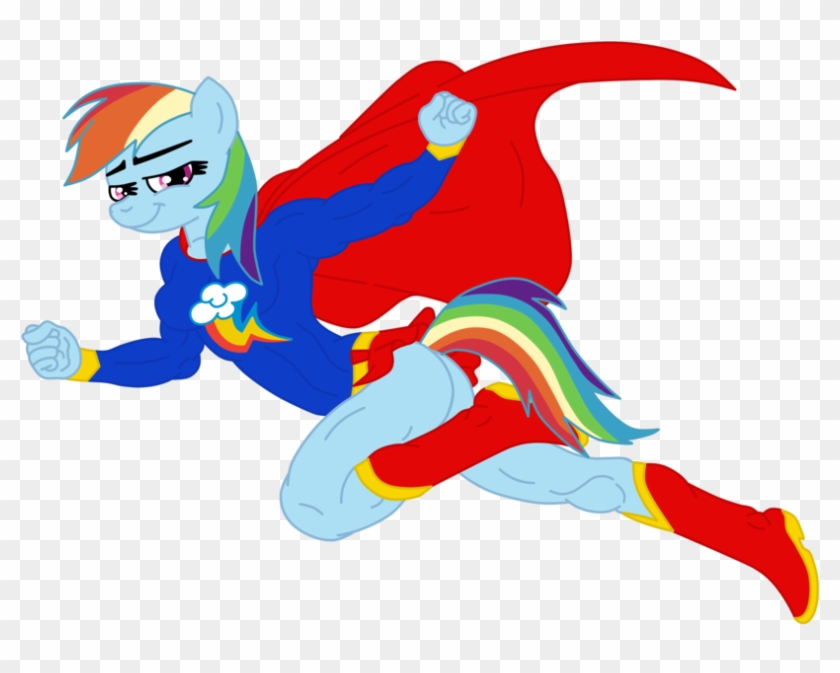 Super Rainbow Dash On Patrol Vector By Natter45 - Cartoon #849464