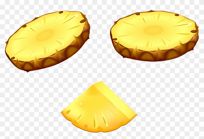 Pineapple Slices Png Vector Clipart Image - Pineapple Slice Clipart Png #849471