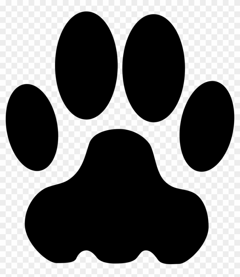 Dog Paw Print Clip Art Free Download - Forme Patte De Chien #849484