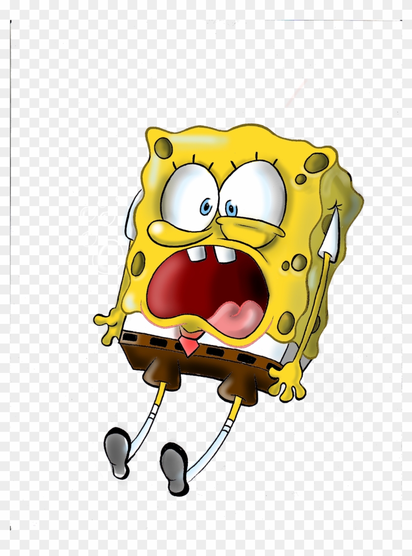 Aj Jensen Spongebob Squarepants - Spongebob Screaming Png #849519