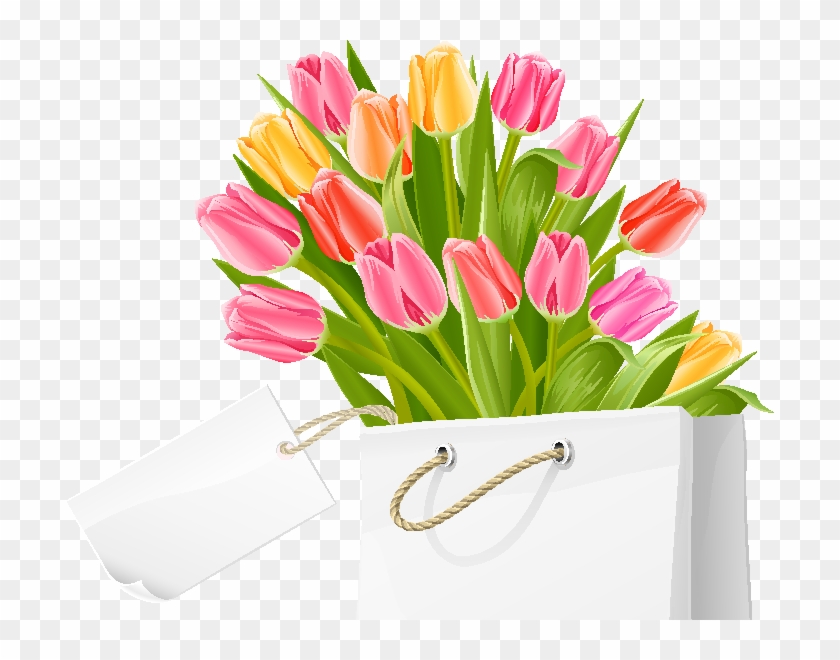 Wedding Invitation Tulip Flower Bouquet Clip Art - Tulip Flowers #849615