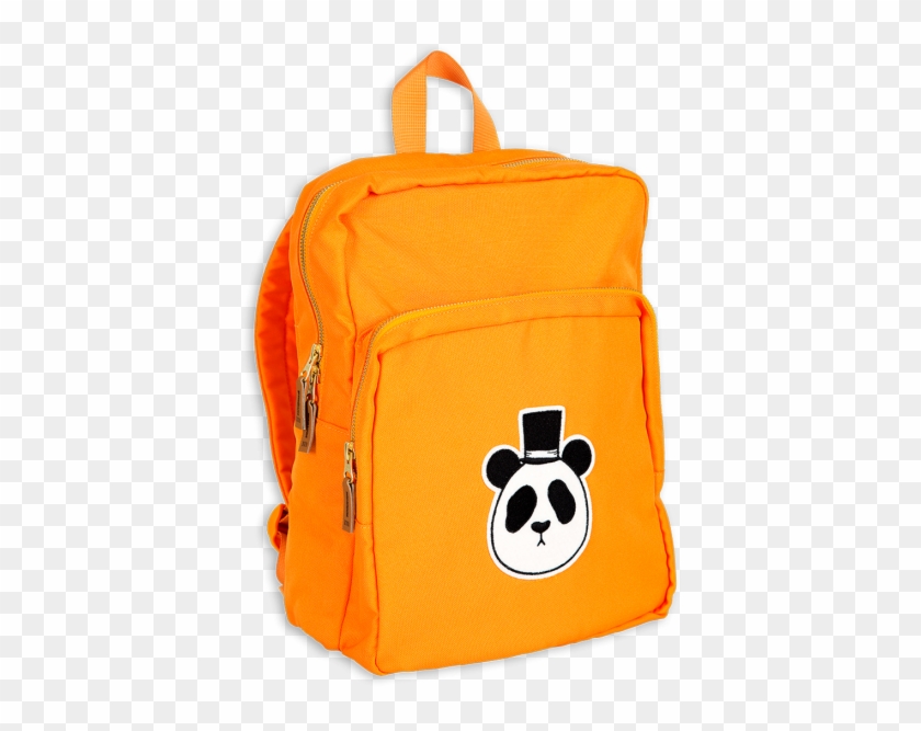 Skip To The End Of The Images Gallery - Mini Rodini Orange 'panda' Backpack (36cm) #849652