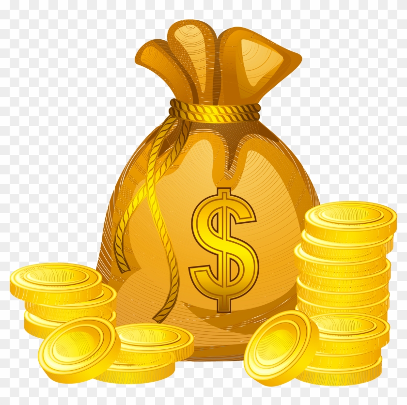 Money Bag Clipart Transparent Background - Money Png #849657