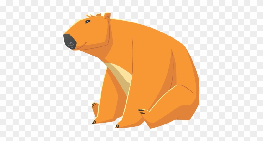 Orange Polar Bear - Animal Jam Polar Bear #849708