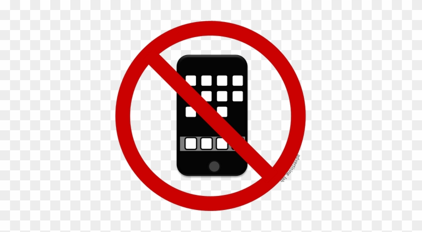 No Mobile Phones Sign - No Cell Phone Sign Transparent #849745