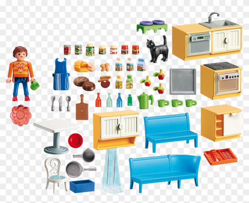 Keuken Met Zithoek - Playmobil 5336 Country Kitchen (dolls And Playsets) #849925