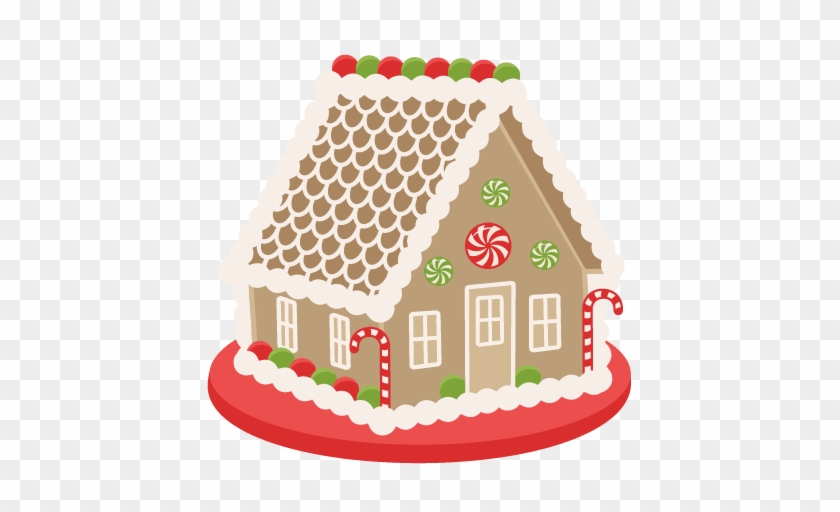 Christmas Clip Art Gingerbread - Gingerbread House Clip Art #849950