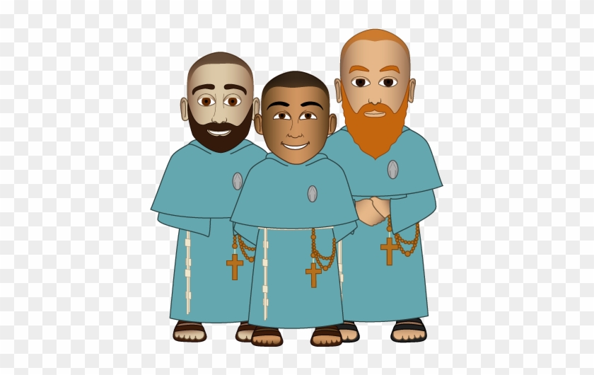 A Distinctive Aspect Of Their Blue-gray Habit Is The - Franciscans Clipart #849953