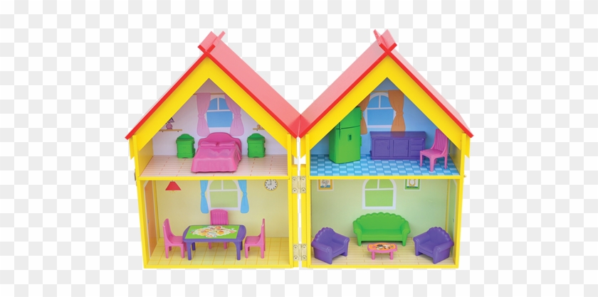 Casinha - Yellow House - Casinha De Bonecas Mobiliada Yellow House Junges Amarela #849959