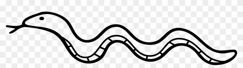 Pics Of Cartoon Snakes - Outline Of A Snake #850133