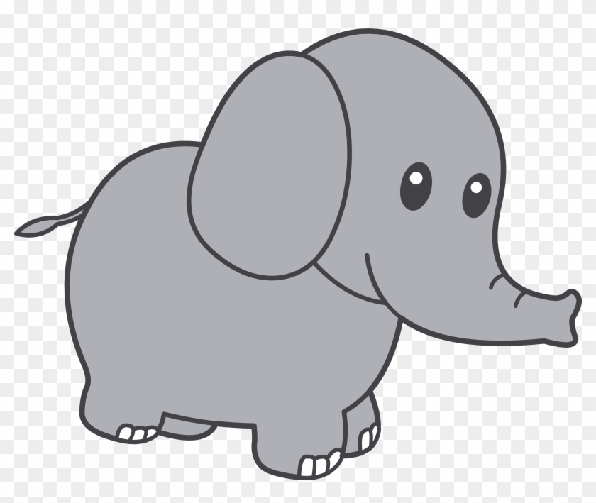 Clipart Elephant - Cute Elephant Clipart #850137
