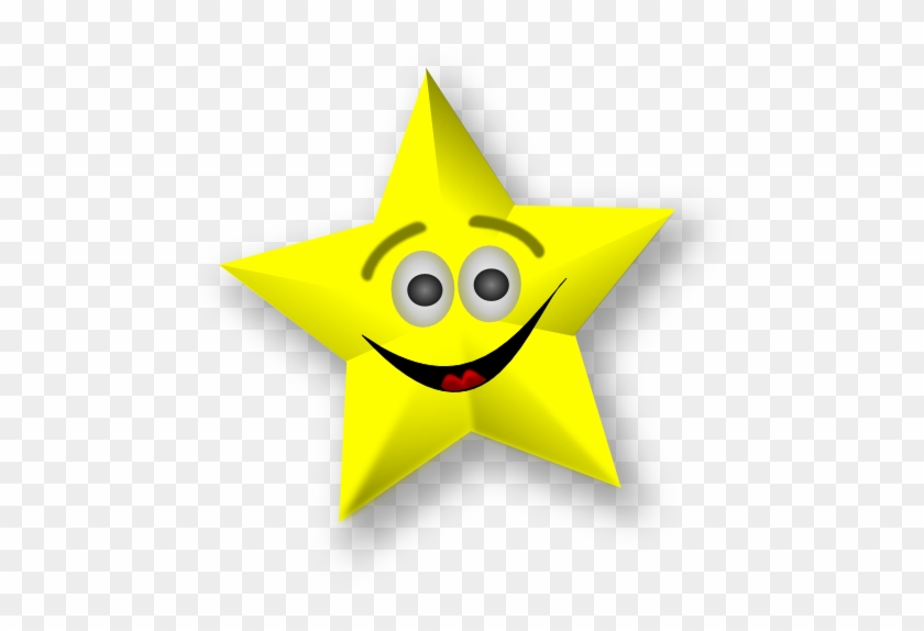 Smiling Star - Clipart Free Star #850207