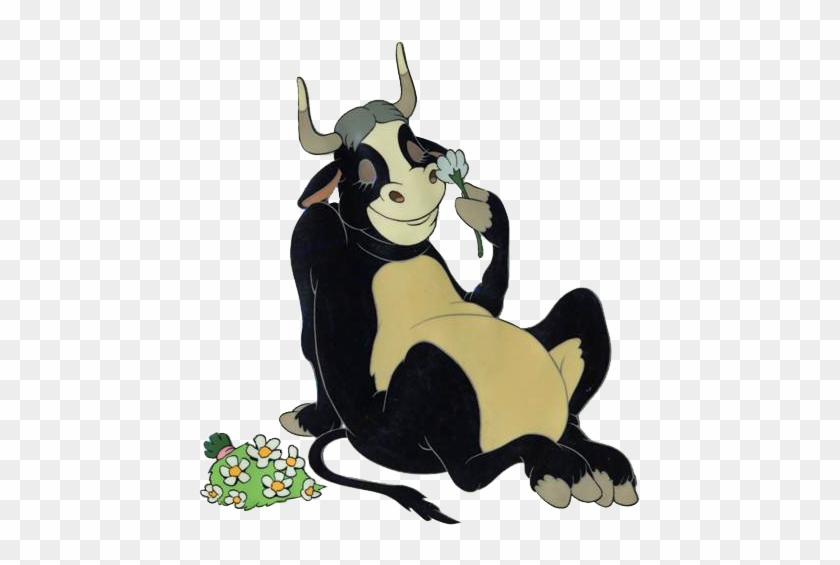 Bull Clipart Ferdinand - Ferdinand The Bull Smelling Flowers #850217