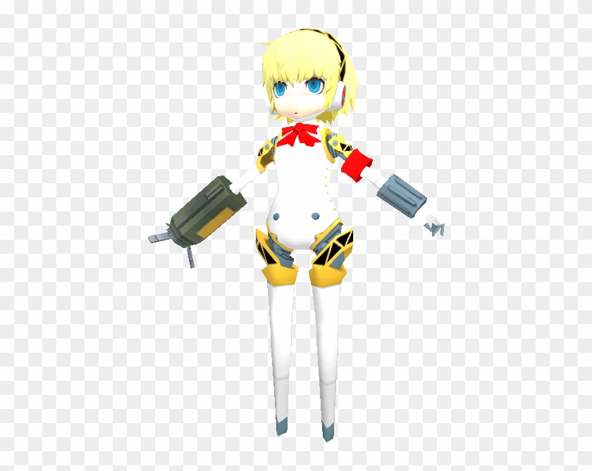 Persona Q Aigis Model Early - Cartoon #850294