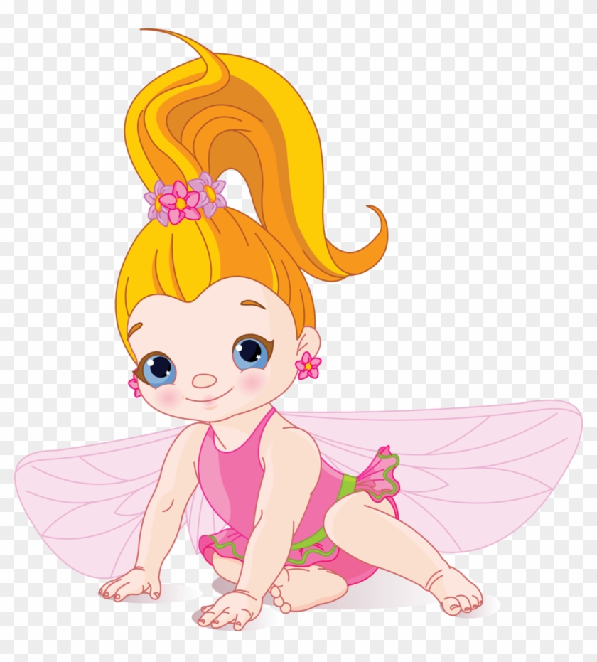 Fadas & Gnomos - Cute Baby In Clip Art #850389