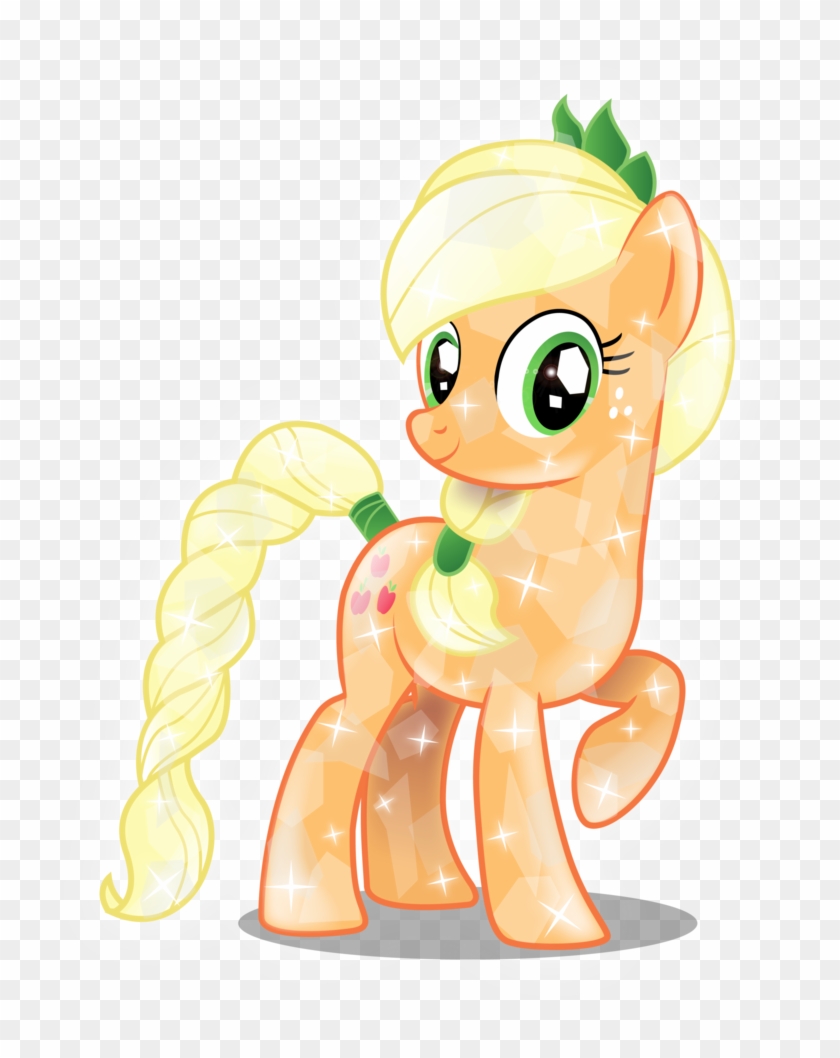 Crystal Applejack By Infinitewarlock - Mlp Crystal Applejack #850405