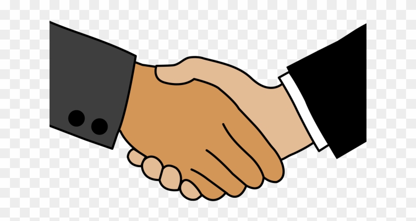 Matte Clipart Shake Hand - Handshakes Png #850406