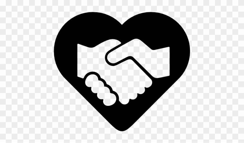 Handshake Icon - Heart Handshake Icon #850433