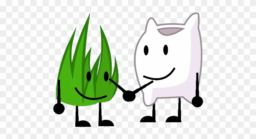Grassy And Pillow Shaking Hands - Bfdi Shaking Arms #850477