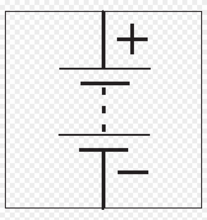 Clipart Battery Connector Block Bipolar Symbol Circuit - Symbol #850562