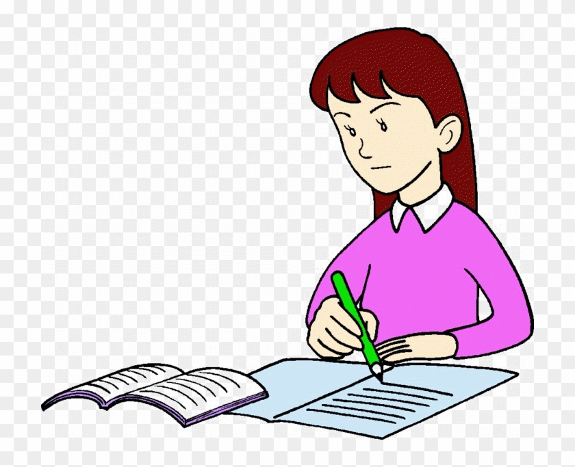 Writing Book Cliparts - Person Writing Clip Art #850586