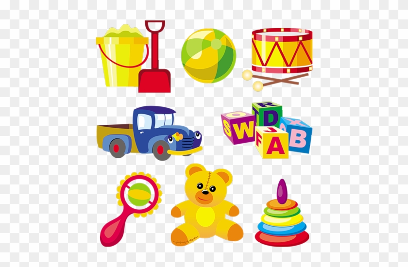Детский Клипарт Игрушки - Toys Vector #850614