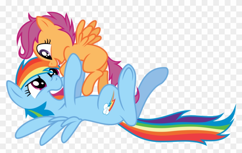 It Has Been Six Years Since Pony Began, And A Lot Can - Rainbow Dash And Scootaloo #850626