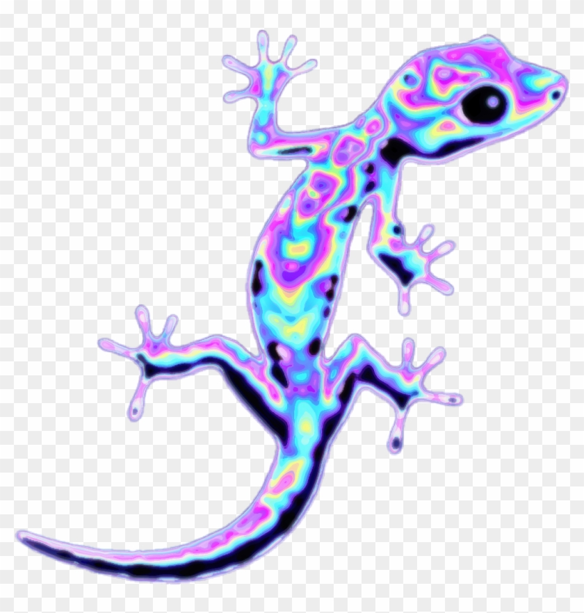 Lizard Reptile Holo Holographic Freetoedit - Lizard #850709