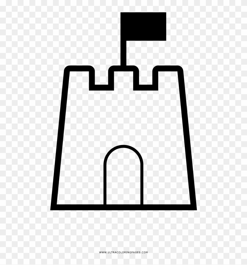 Sand Castle Coloring Page - Coloring Book #850723