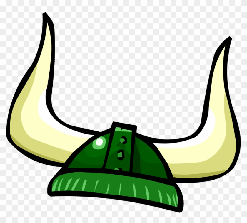 Latestcb=20130130154709 - Club Penguin Green Viking Helmet #850899
