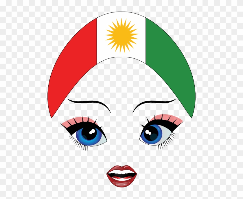 Pretty Kurdistan Girl Smiley Emoticon - Pretty Kurdistan Girl Smiley Emoticon #851045