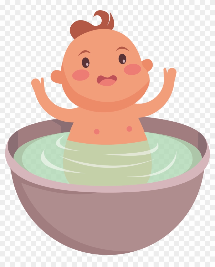 Bathing Infant Clip Art - Portable Network Graphics #851085