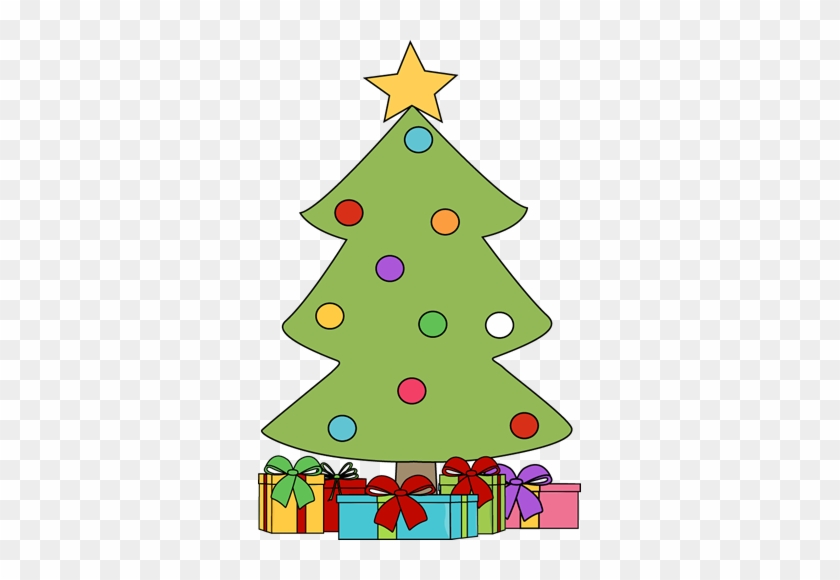 Christmas Tree With Presents Clip Art Images Library - Christmas Tree And Presents Clip Art #851159