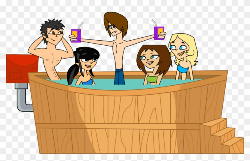 Party In The Jacuzzi By Skull1045fox - Hot Tub Party Cartoon #851223