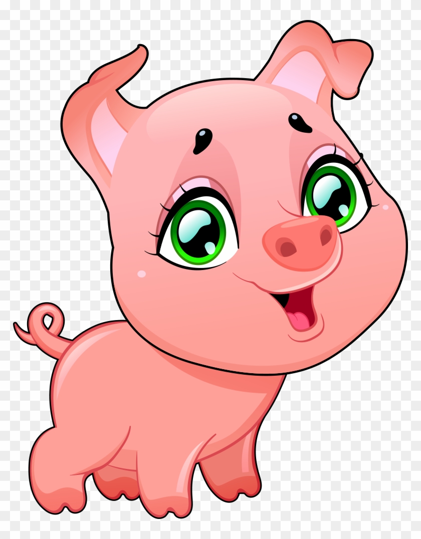 17，可使用adobe - Cute Cartoon Pig Png - Free Transparent PNG Clipart