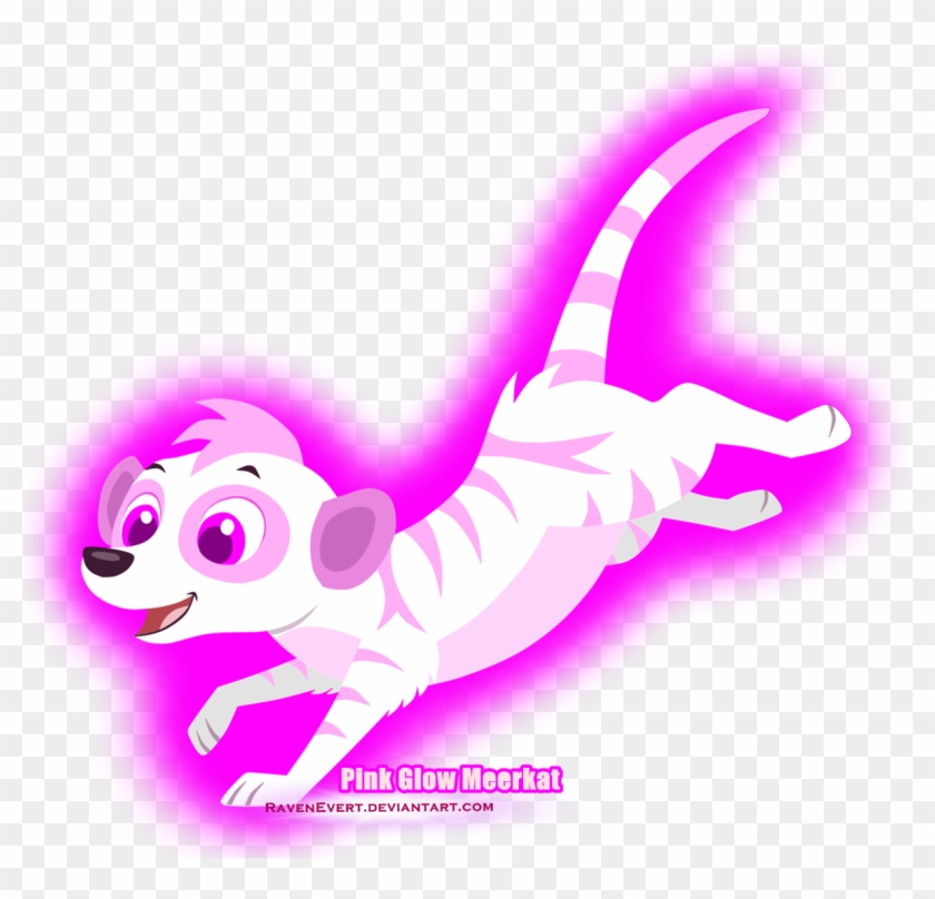 Pink Glow Meerkat - Pink Meerkat #851493