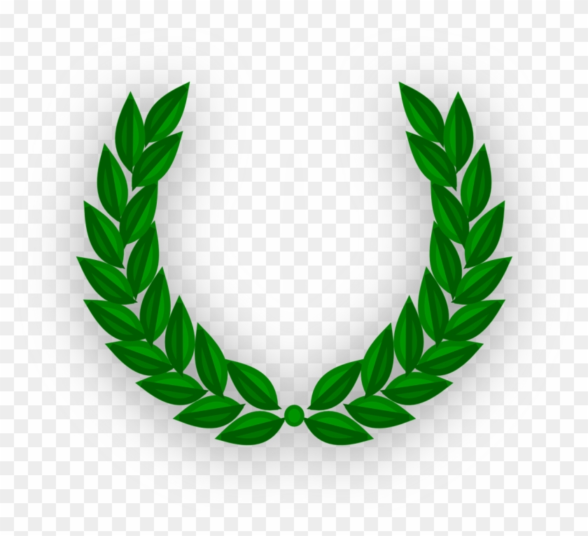 Laurel Wreath Design Decoration Symbol Ban - Corona De Laureles Png #851605