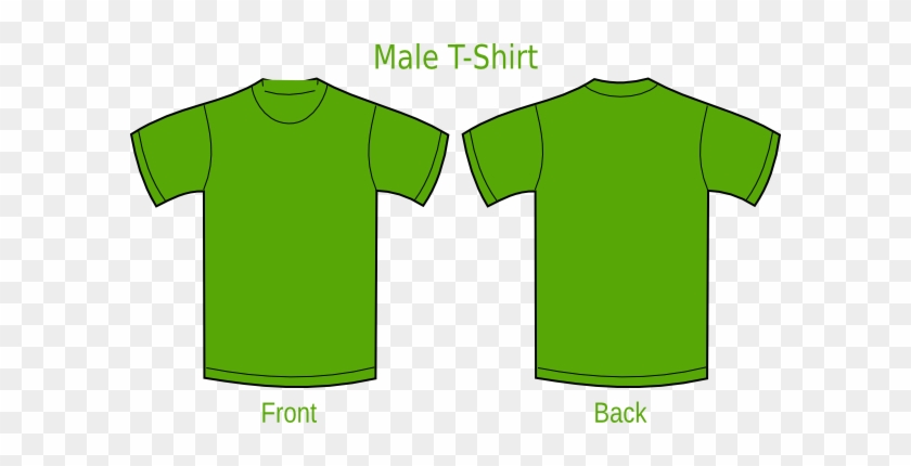 This Free Clip Arts Design Of Plain T-shirts Green - Green T Shirt Plain #851713