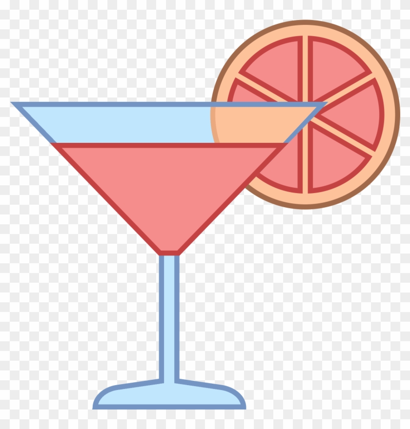 Cocktail Juice Pink Lady Clip Art - Pink Cocktail Icon #851759