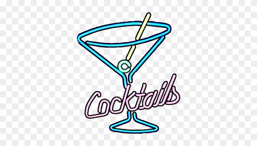 A Cocktail Is A Style Of Mixed Drink Made Predominantly - Cocktails Neon #851781