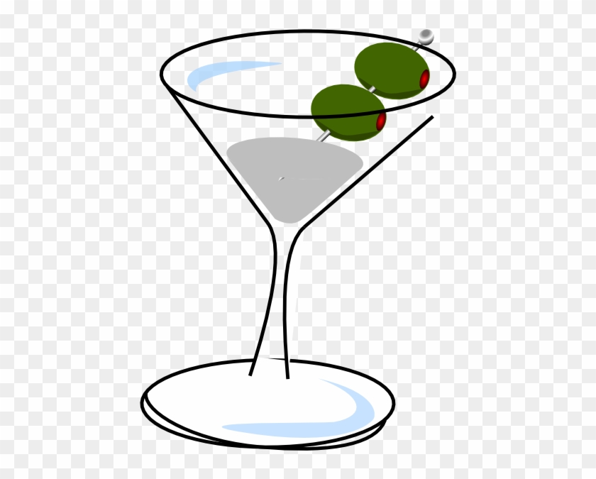Martini With Olives Clip Art At Clker Com Vector Clip - Martini Clip Art Png #851785