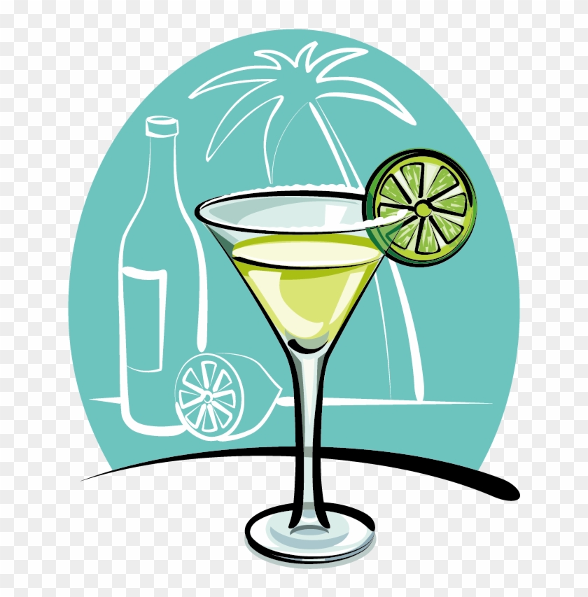 Margarita Drawing Royalty Free Clip Art - Dibujos De Cocteles Animados #851860