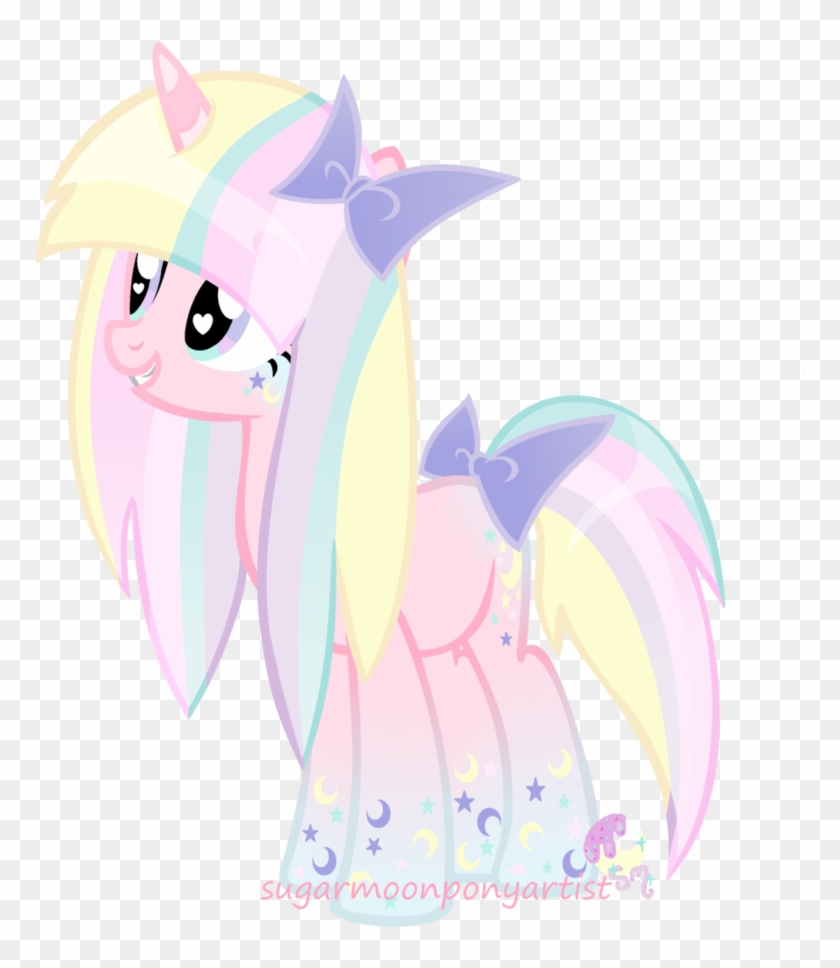 Rainbow Power Sugar Moon By Sugarmoonponyartist - My Little Pony Sugar Moon #851880