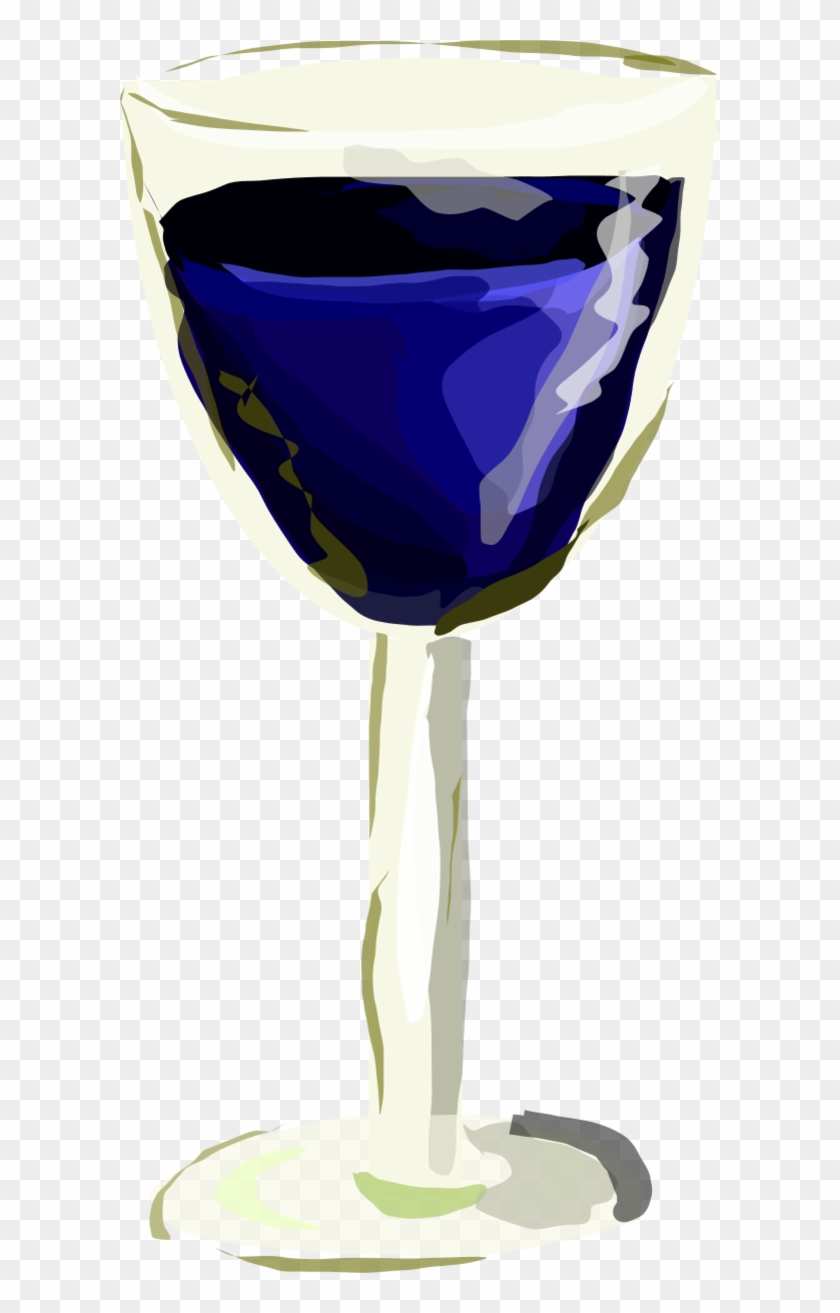 Red Wine Glass - Wine Glass Clip Art #851901